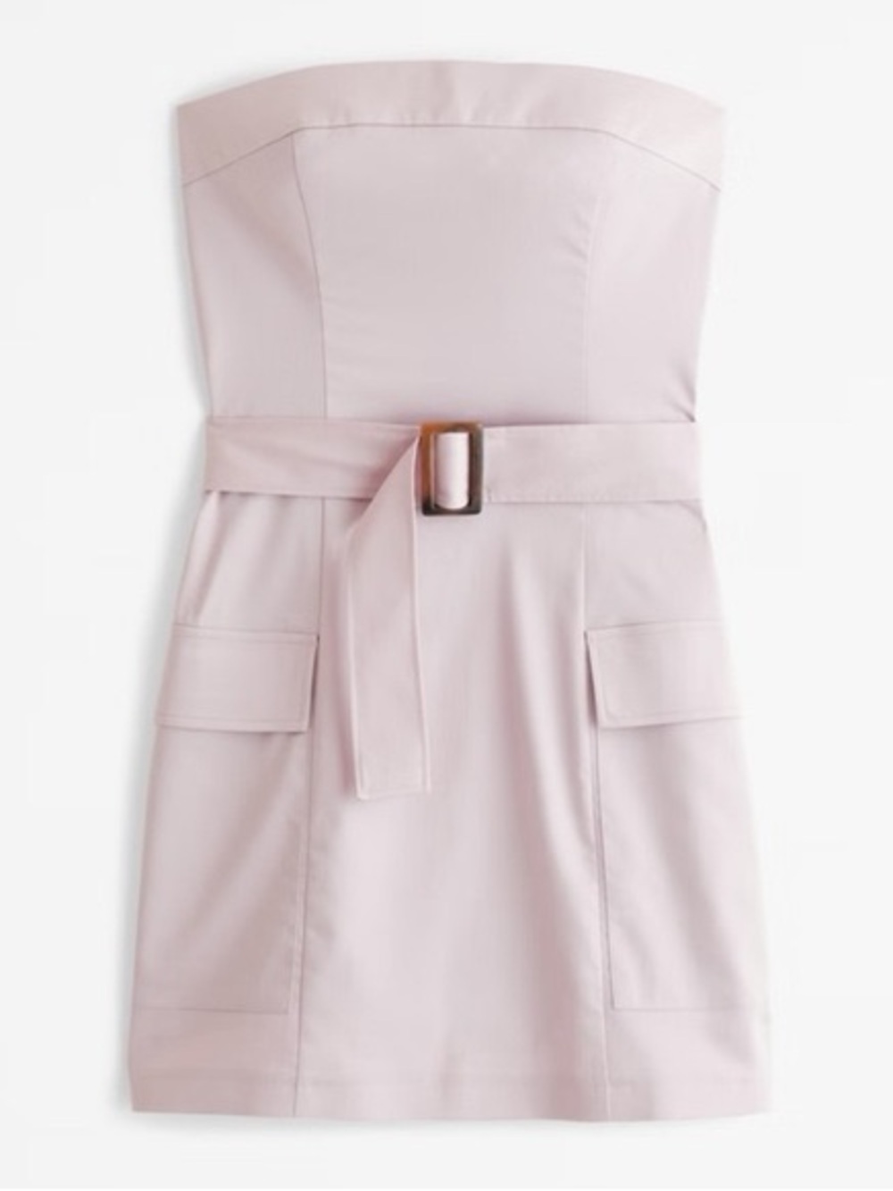 Abercrombie & Fitch Strapless Pink Utility Mini Dress Size Medium